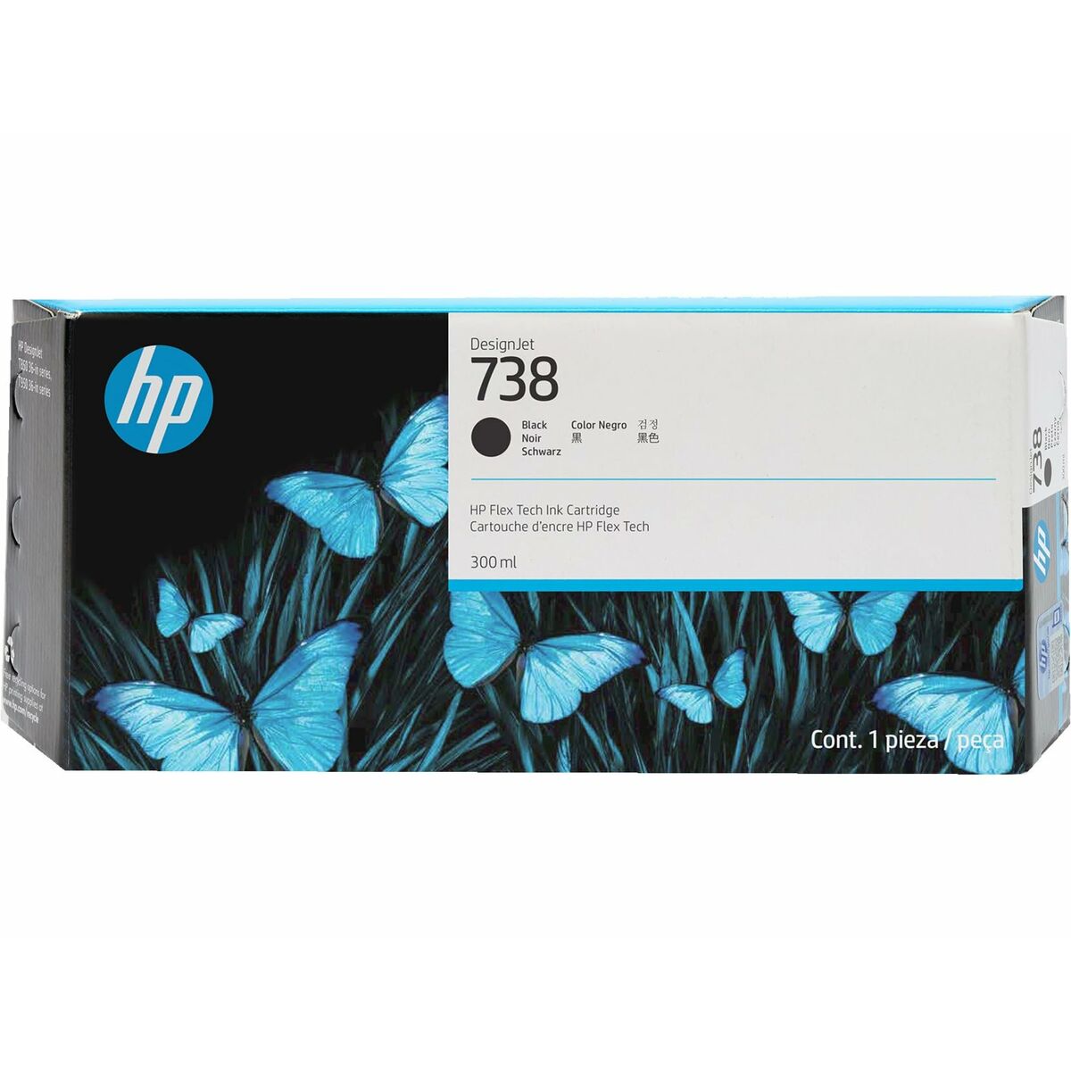 Originální inkoustové náplně HP 738